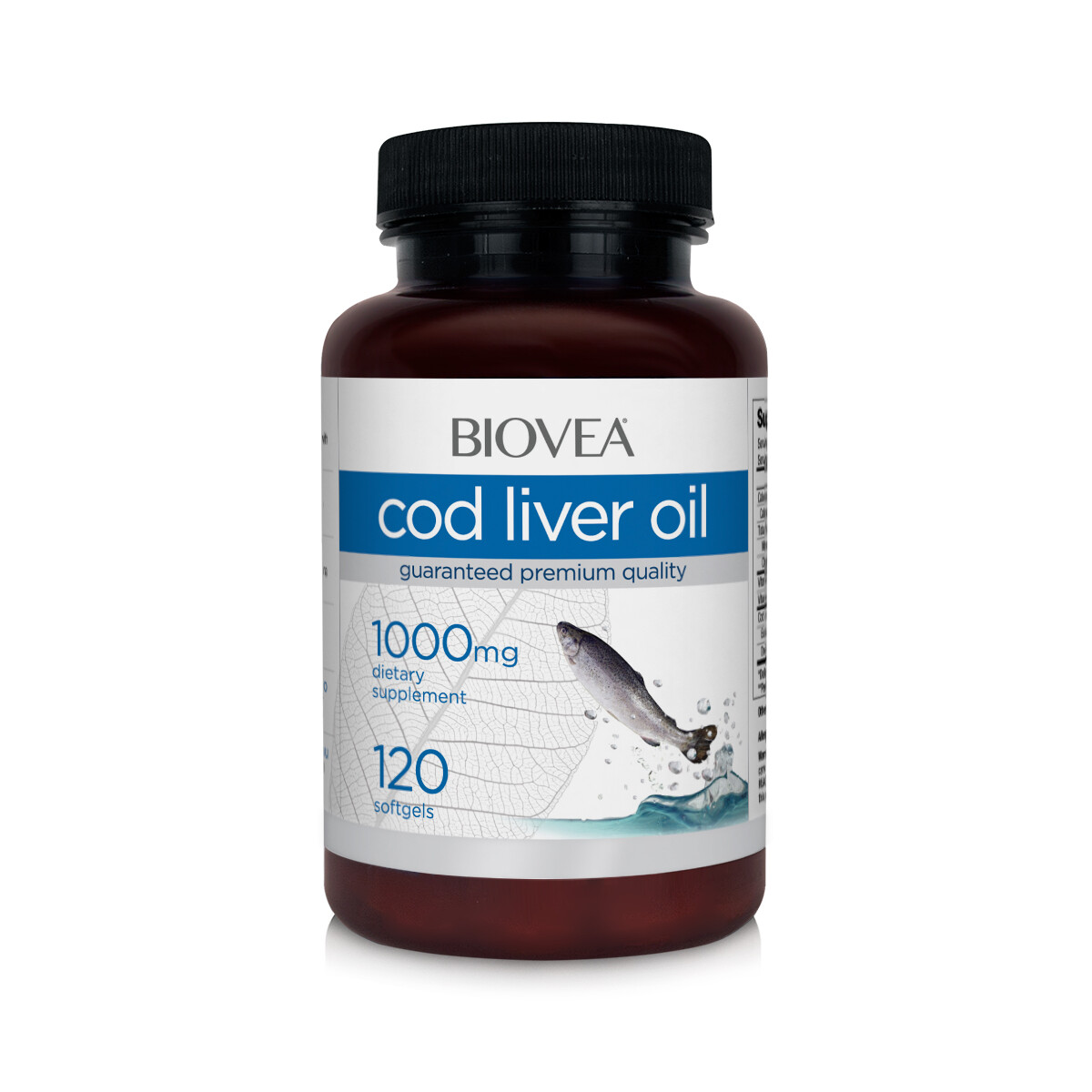 Biovea Cod Liver Oil 1000Mg 120 Softgels - healyness.de - Onlineshop ...